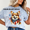 Corig Patriotic Dog Shirt ~ Unisex Apparel Relaxed Fit Printed In The USA Clothing Womenswear Casual Comfort Cotton Top...