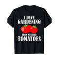 Cotton Gardening Love Tomatoes T-Shirt, 100% Cotton, Crew Neck, Short Sleeve, Regular Fit, Slight Stretch, Geometric...