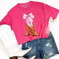 Country Boots Coquette Comfort Colors T-Shirt Hoodie, Sweatshirt | ZylaModa.com