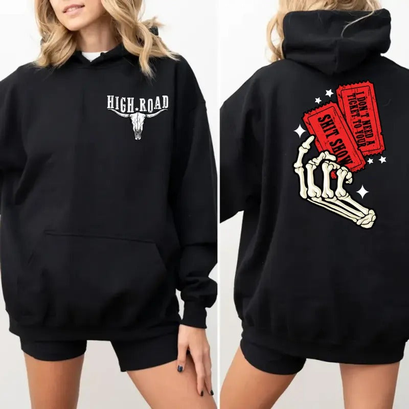 Country Fans Top ,Don't Need Ticket To Shh Show, K0e WetzeI Concert 2 Sides Hoodie, Unisex Long Sleeve Pullover Hoodie...