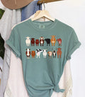 Cow Breeds Farm Animal Lover T-Shirt Hoodie, Sweatshirt | ZylaModa.com