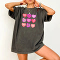 Cowgirl Valentines Hearts Printed Sweatshirt, Howdy Heart Sweatshirt, Valentines Comfort Colors T Shirt, Good Vibes Gift...