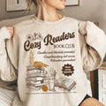 Cozy Readers Club Fall Bookish Sweatshirt, Autumn Gift for Book Lovers and Readers T-Shirts, Hoodie | ZylaModa.com