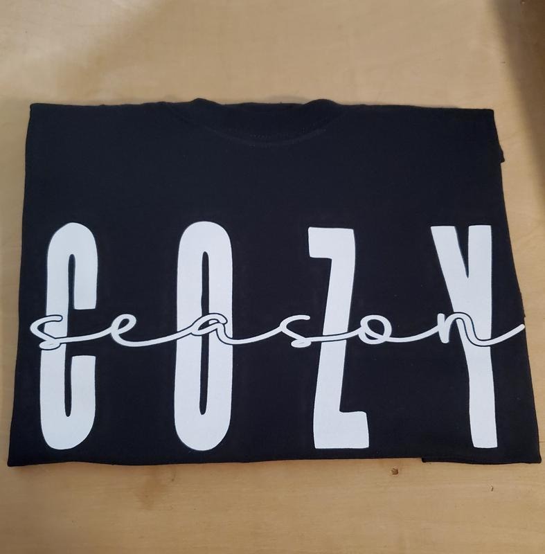 Cozy Season Screen Print Transfer ONLY- This is NOT a T-Shirt Hoodie, Sweatshirt | ZylaModa.com