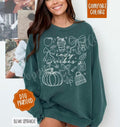 Cozy Vibes Comfort Colors Sweatshirt, Trendy Fall Crewneck T-Shirts, Hoodie | ZylaModa.com