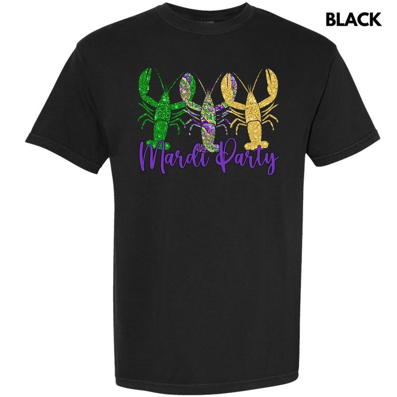 Crawfish Mardi Party Comfort Colors T-Shirt 'NLB' Hoodie, Sweatshirt | ZylaModa.com