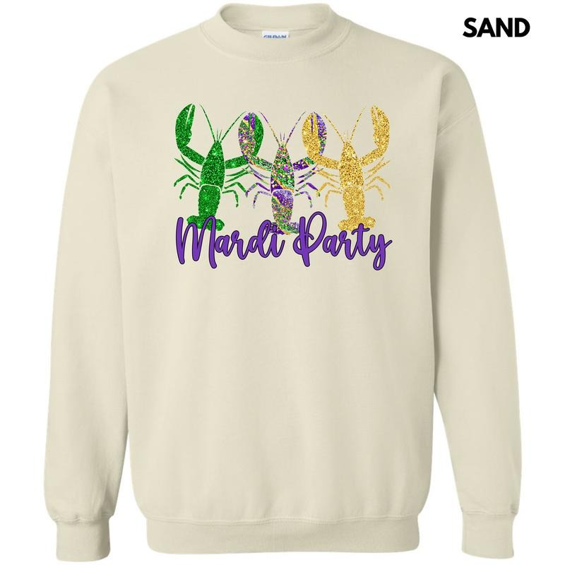 Crawfish Mardi Party Sweatshirt 'NLB' T-Shirts, Hoodie | ZylaModa.com