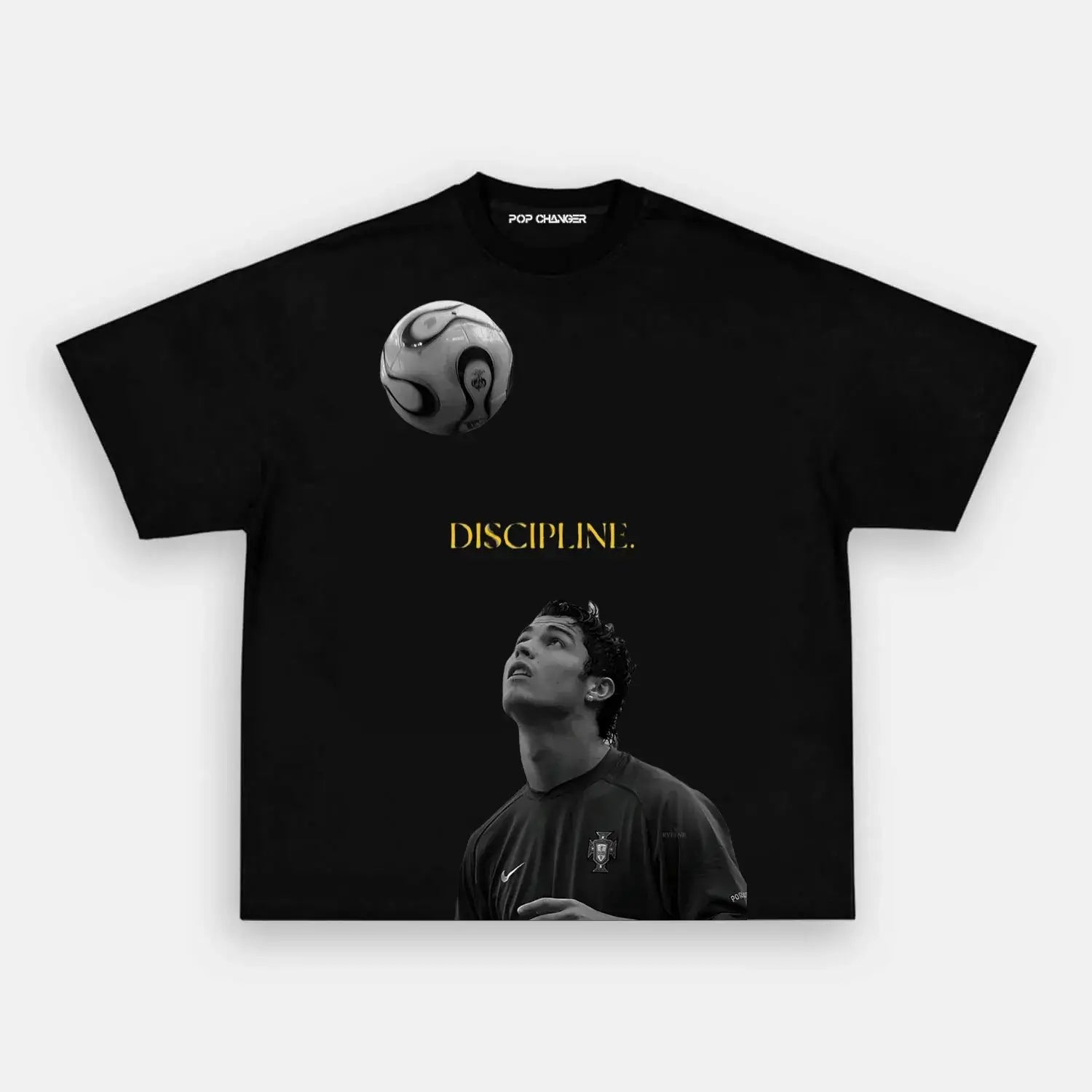 Cristiano Ronaldo Discipline Tee Hoodie, Sweatshirt | ZylaModa.com (Image 1)