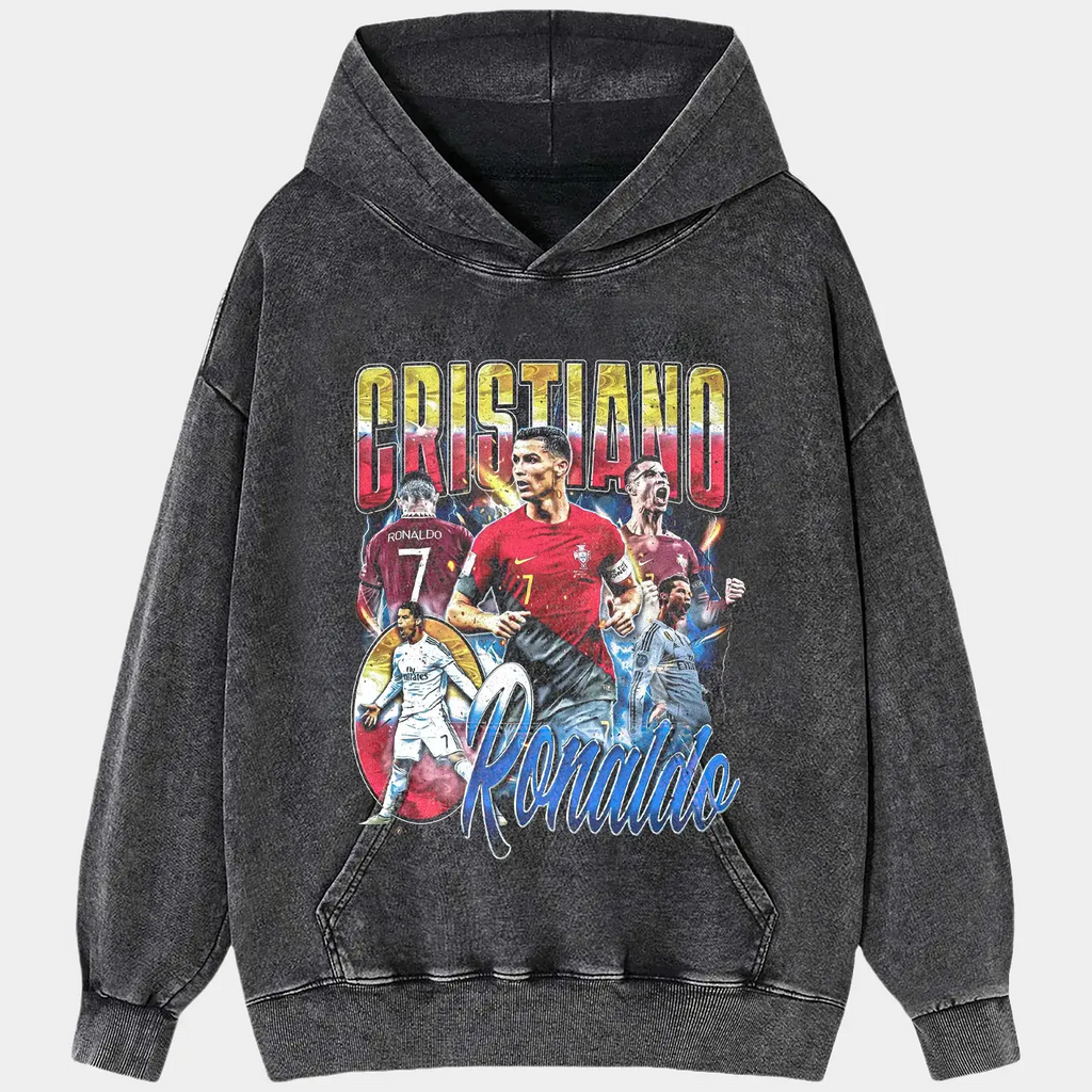 Cristiano Ronaldo Graphic Tee Hoodie, Sweatshirt | ZylaModa.com (Image 2)