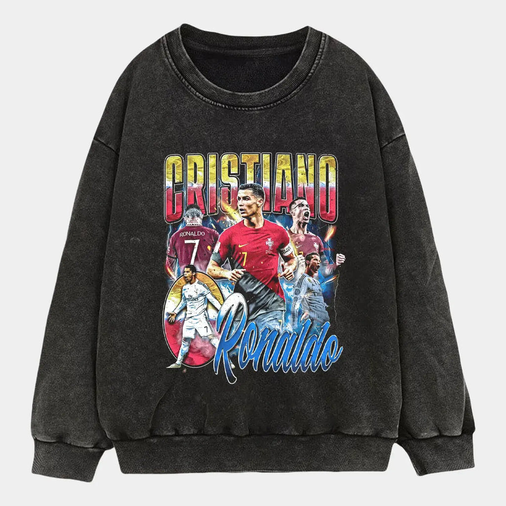 Cristiano Ronaldo Graphic Tee Hoodie, Sweatshirt | ZylaModa.com (Image 3)