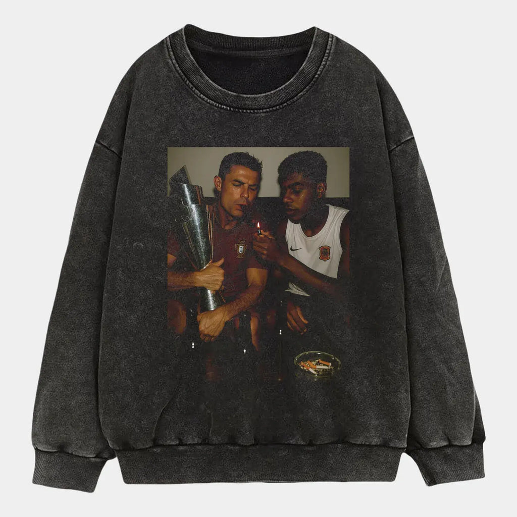 Cristiano Ronaldo & LAMINE YAMAL Tee Hoodie, Sweatshirt | ZylaModa.com (Image 3)
