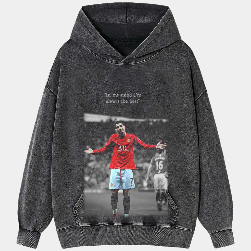 Cristiano Ronaldo Ã¢â‚¬â€Ã¢â‚¬â€I am the best Tee Hoodie, Sweatshirt | ZylaModa.com (Image 2)