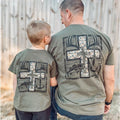 Cross Camo Hunting and Fishing Tee, Adult and Youth Shirt, Perfect for Outdoor Enthusiasts Hoodie, Sweatshirt | ZylaModa.com
