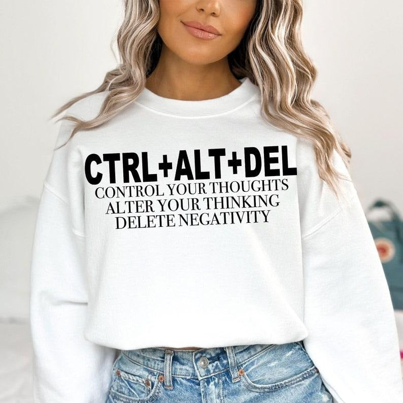 Ctrl Alt Del , Success , Mindset , Work , Boss, Motivational T-Shirts, Hoodie, Sweatshirt | ZylaModa.com