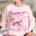 Custom Coastal Cowgirl Bachelorette Party Sweatshirt, Beach Bachelorette Sweatshirt, Custom Bride Sweatshirt, Custom Bach...