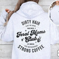 Custom Motherhood Hoodie, Funny Mom Hoodie, Feral Mom Club Hoodie, Funny Mom Gift, Mom Skeleton Hoodie, Personalized Mom...
