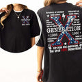 Customize Generation X Years Shirt, Christmas Generation X New Version Two Side Shirt Raised on Hose Water and Neglect...
