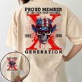 Customize Proud Member Of The Fck Your Feelings Generation T-shirt Skull Halloween Sweatshirt Gen X Hoodie Gen X Ready To...