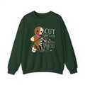 Cut My Life Into Pieces Gingerbread Christmas Sweatshirt, Elder Emo Christmas Shirt, Goth Black Aesthetics, Emo Creepmas...