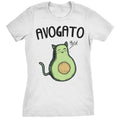 Cute Cat T-Shirt,  Avocado T Shirt, Women Cat Lover Gift, Cat Lady Gift Bottom Comfortable Collar Cotton Fit Top Hoodie,...