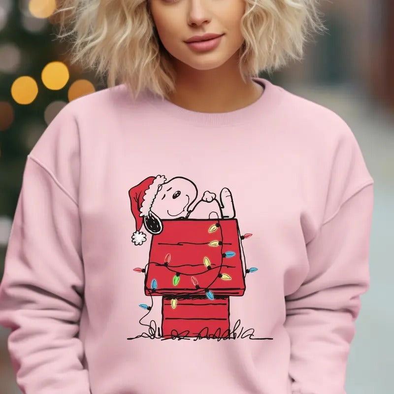 Cute Dog Christmas Sweatshirt Tshirt, Christmas Shirt Hoodie | ZylaModa.com