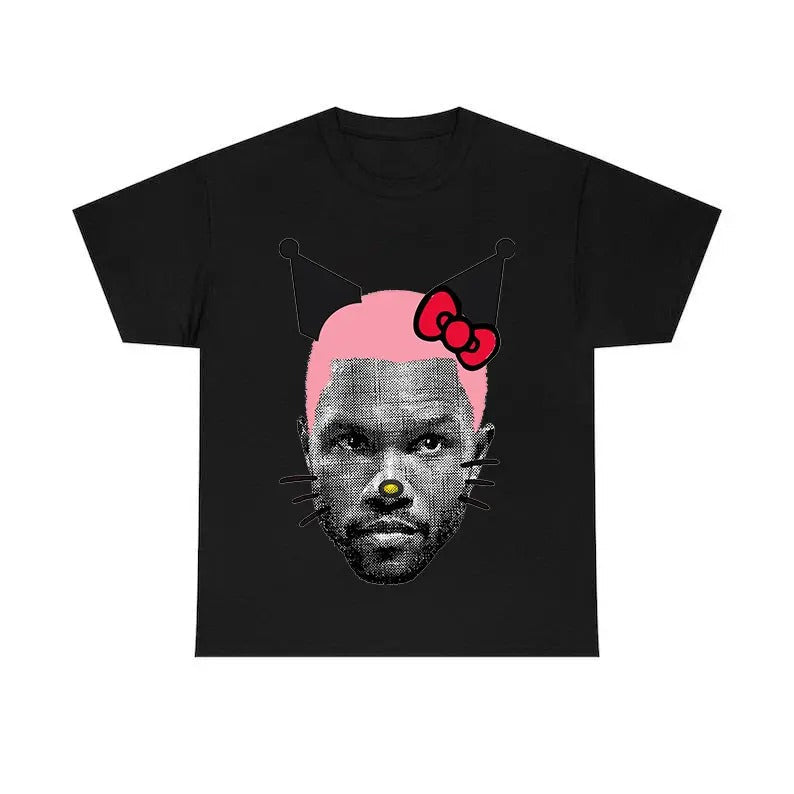 Cute Frank Pink Kitty Rap Graphic Tee Hoodie, Sweatshirt | ZylaModa.com