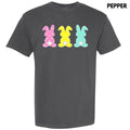 Cute Pattern Bunny Trio Comfort Colors T-Shirt 'NLB' Hoodie, Sweatshirt | ZylaModa.com