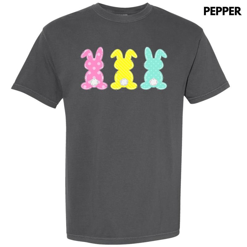 Cute Pattern Bunny Trio Comfort Colors T-Shirt 'NLB' Hoodie, Sweatshirt | ZylaModa.com