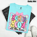 Cutesy God Is Good Comfort Colors T-Shirt 'NLB' Hoodie, Sweatshirt | ZylaModa.com