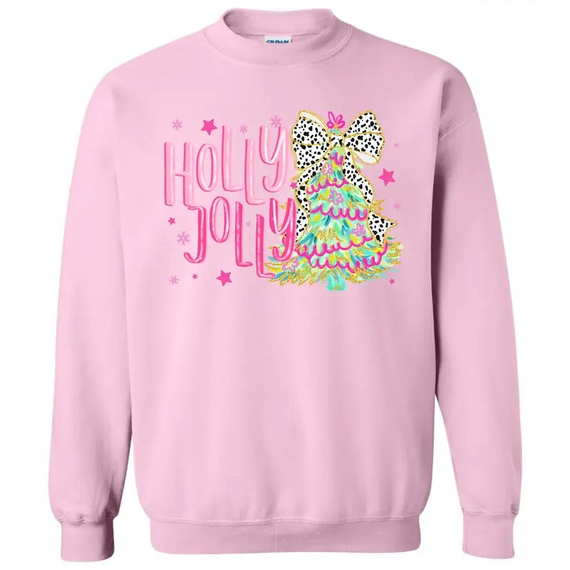 Cutesy Holly Jolly Tree Sweatshirt 'NLB T-Shirts, Hoodie | ZylaModa.com