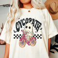 Cycopath Halloween Shirt, Spooky Season Ghost Bike Shirt, Summerween shirt, Comfort Colors Halloween Shirt, Casual Shirt...