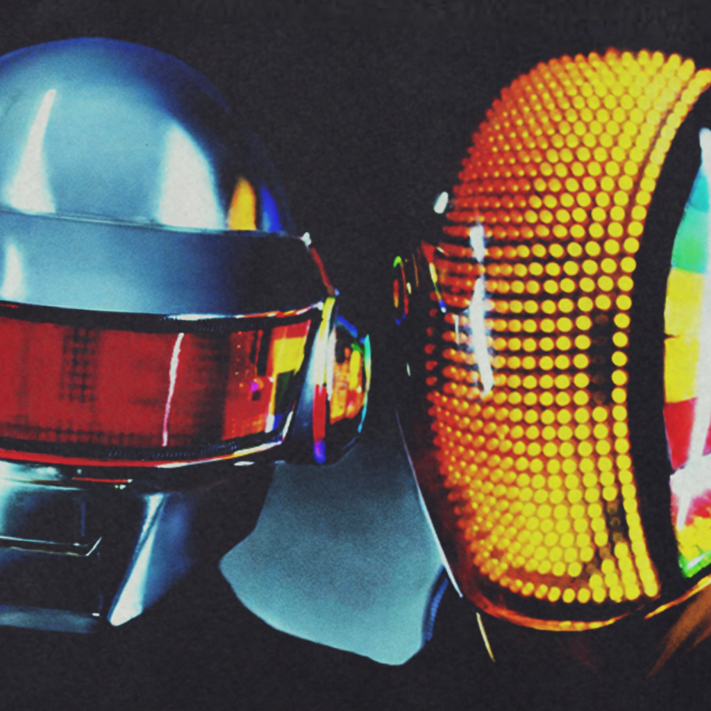 00s DAFT PUNK 'HAPPY' HEAVYWEIGHT BLACK T-SHIRT Hoodie, Sweatshirt | ZylaModa.com (Image 2)