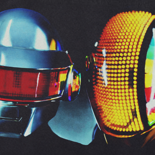 00s DAFT PUNK 'HAPPY' HEAVYWEIGHT BLACK T-SHIRT Hoodie, Sweatshirt | ZylaModa.com (Image 2)