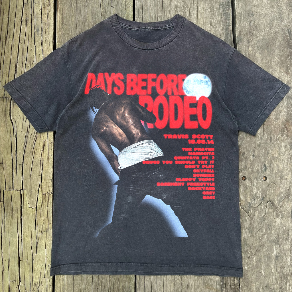 2014 'DAYS BEFORE RODEO' VINTAGE BLACK T-SHIRT Hoodie, Sweatshirt | ZylaModa.com (Image 3)