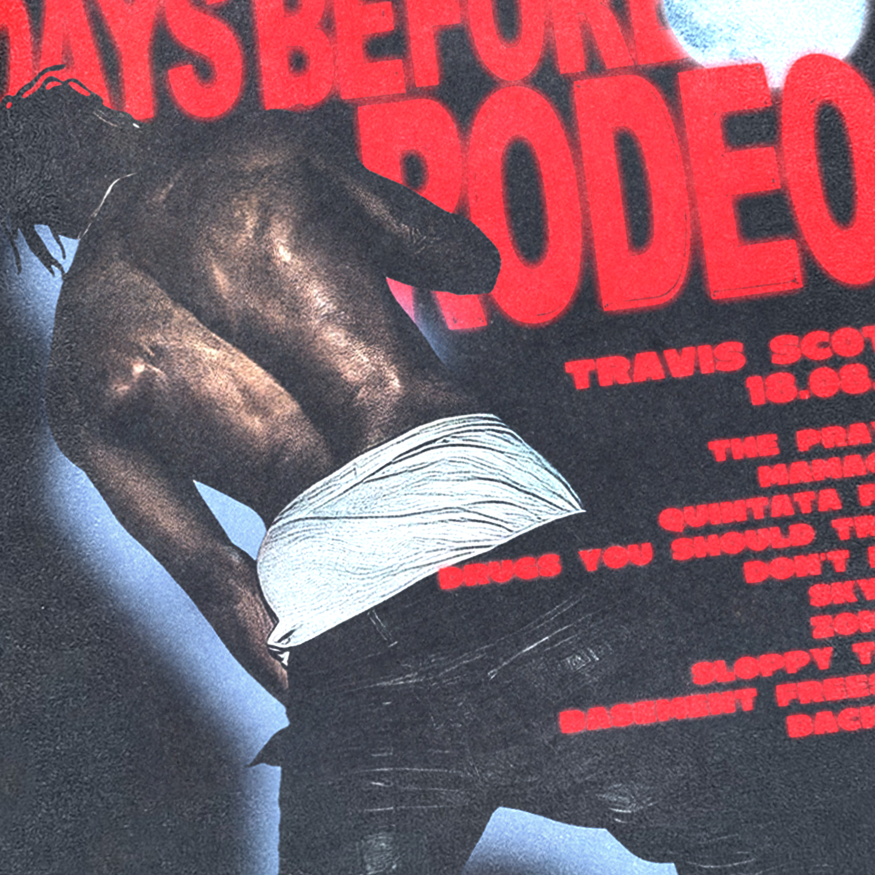 2014 'DAYS BEFORE RODEO' VINTAGE BLACK T-SHIRT Hoodie, Sweatshirt | ZylaModa.com (Image 2)