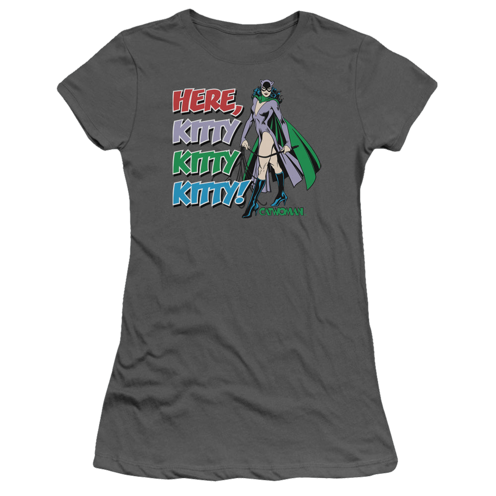 Catwoman Here Kitty - Juniors T-Shirt Hoodie, Sweatshirt | ZylaModa.com