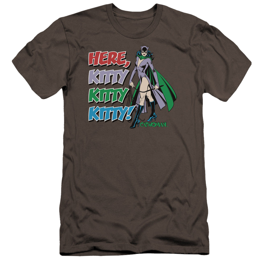 Catwoman Here Kitty - Men's Premium Slim Fit T-Shirt Hoodie, Sweatshirt | ZylaModa.com