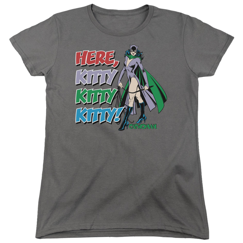 Catwoman Here Kitty - Women's T-Shirt Hoodie, Sweatshirt | ZylaModa.com