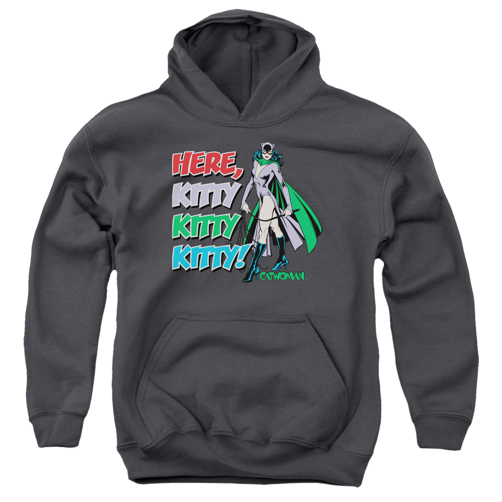 Catwoman Here Kitty - Youth Hoodie T-Shirts, Sweatshirt | ZylaModa.com
