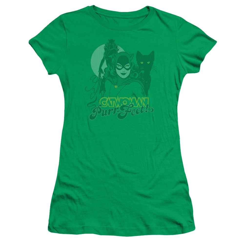Catwoman Perrfect! - Juniors T-Shirt Hoodie, Sweatshirt | ZylaModa.com