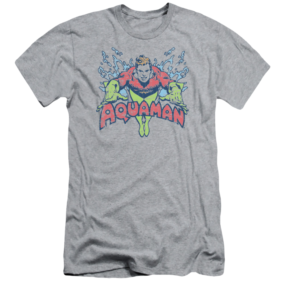 Aquaman Splish Splash - Men's Slim Fit T-Shirt Hoodie, Sweatshirt | ZylaModa.com
