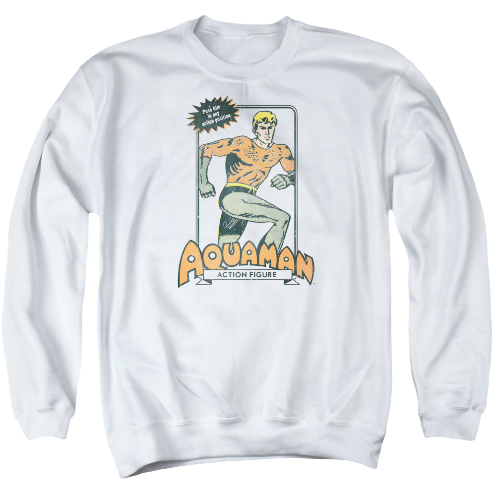 Aquaman Am Action Figure - Men's Crewneck Sweatshirt T-Shirts, Hoodie | ZylaModa.com