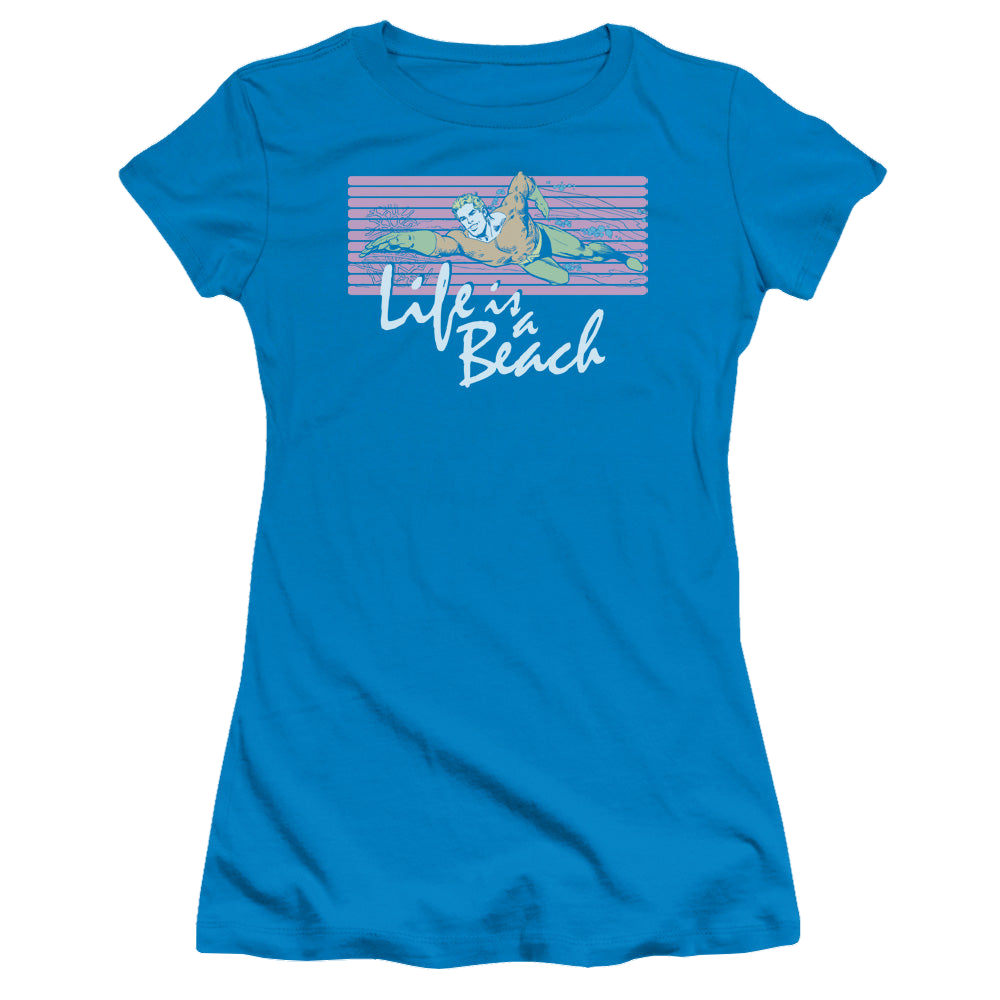 Aquaman Life Is A Beach - Juniors T-Shirt Hoodie, Sweatshirt | ZylaModa.com