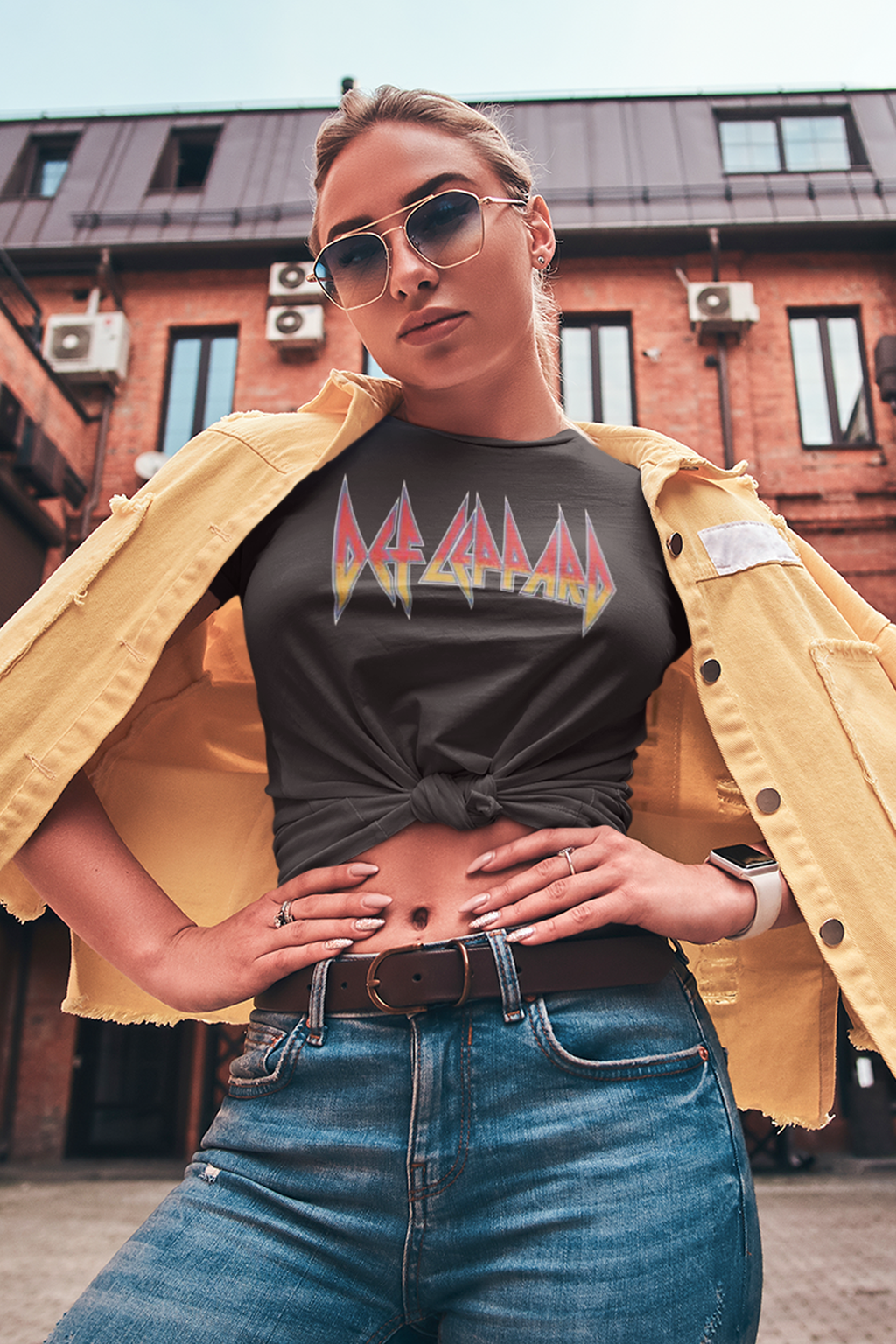 Def Leppard Logo Boyfriend Tee Hoodie, Sweatshirt | ZylaModa.com (Image 1)