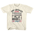 Def Leppard Youth S/S T-Shirt - Pyro Tour - Solid Natural Hoodie, Sweatshirt | ZylaModa.com