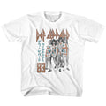Def Leppard Youth S/S T-Shirt - Deflep83 - Solid White Hoodie, Sweatshirt | ZylaModa.com