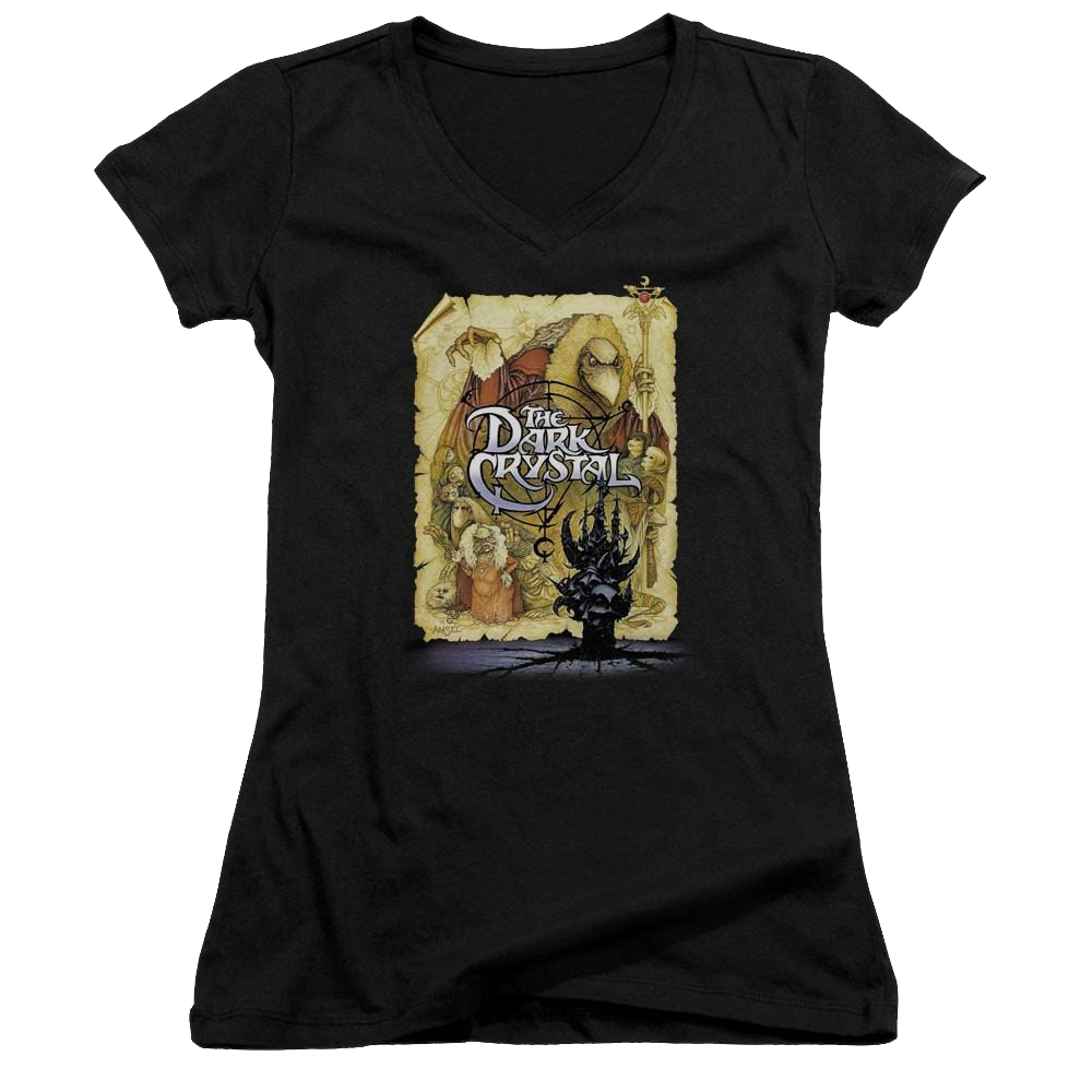 Dark Crystal Poster - Juniors V-Neck T-Shirt Hoodie, Sweatshirt | ZylaModa.com