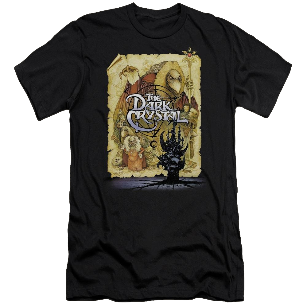 Dark Crystal Poster - Men's Premium Slim Fit T-Shirt Hoodie, Sweatshirt | ZylaModa.com