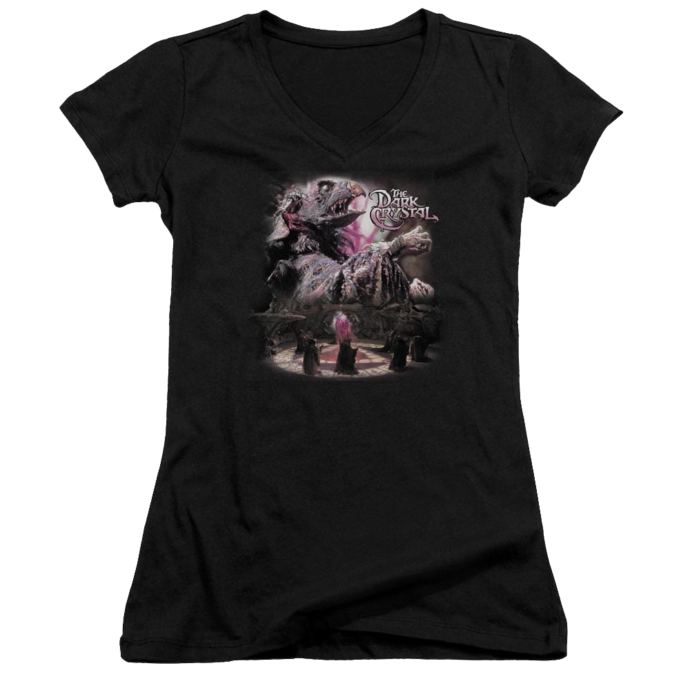 Dark Crystal Power Mad - Juniors V-Neck T-Shirt Hoodie, Sweatshirt | ZylaModa.com