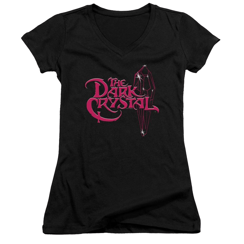 Dark Crystal Bright Logo - Juniors V-Neck T-Shirt Hoodie, Sweatshirt | ZylaModa.com